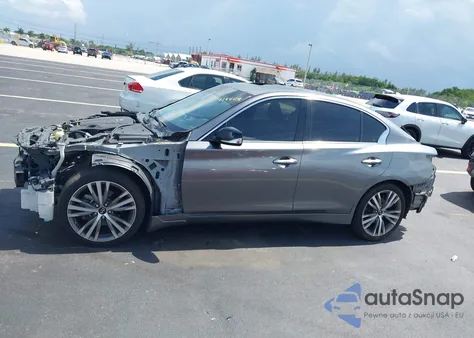 2018 Infiniti Q50 3.0T Luxe из США, поврежденный, VIN JN1EV7AR9JM431088